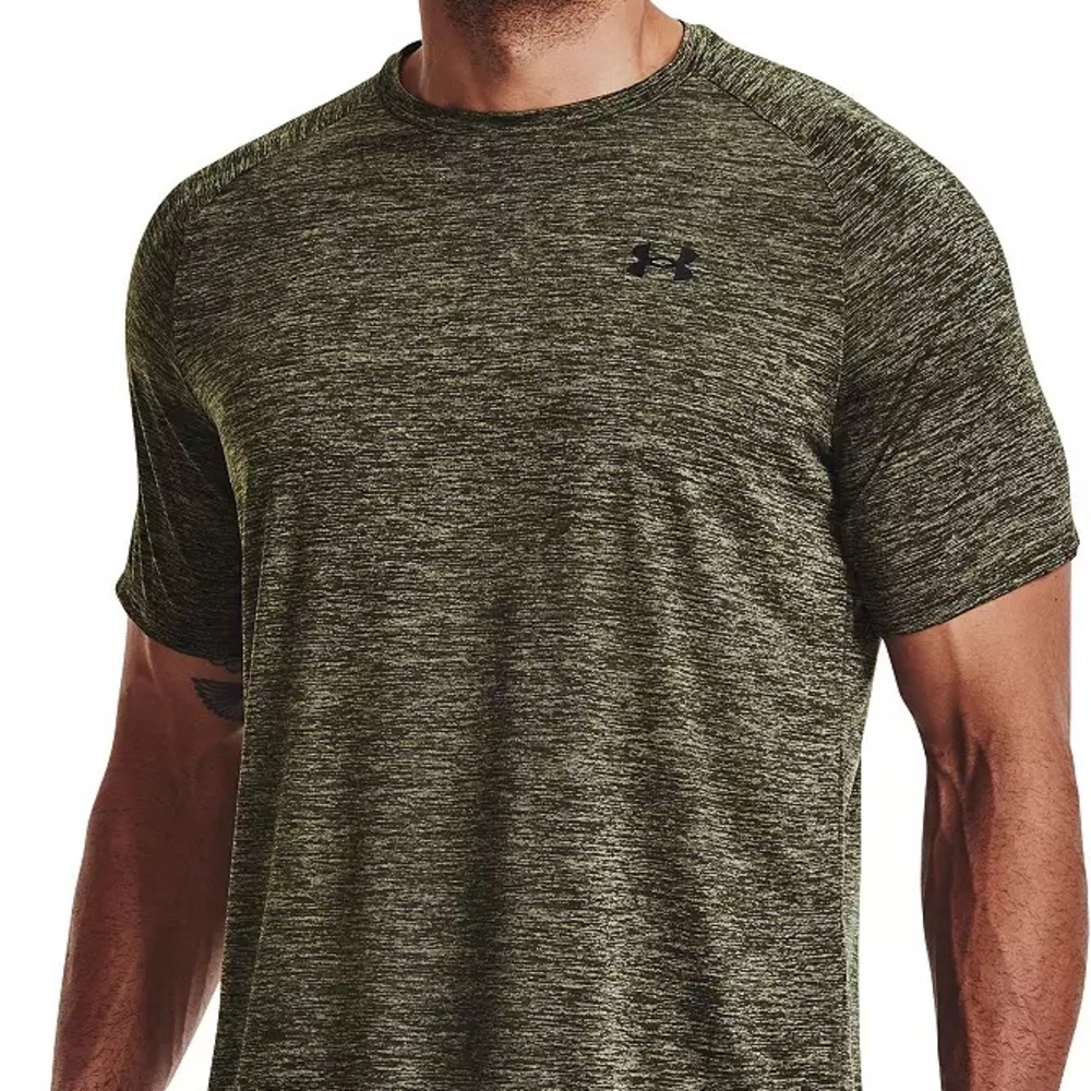 Under Armour HeatGear Threadborne Loose Fit T-Shirt Green Men’s Size Medium
